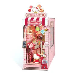 HANDS CRAFT Hello Kitty Sweet Shop DIY Book Nook Kit