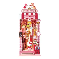 HANDS CRAFT Hello Kitty Sweet Shop DIY Book Nook Kit