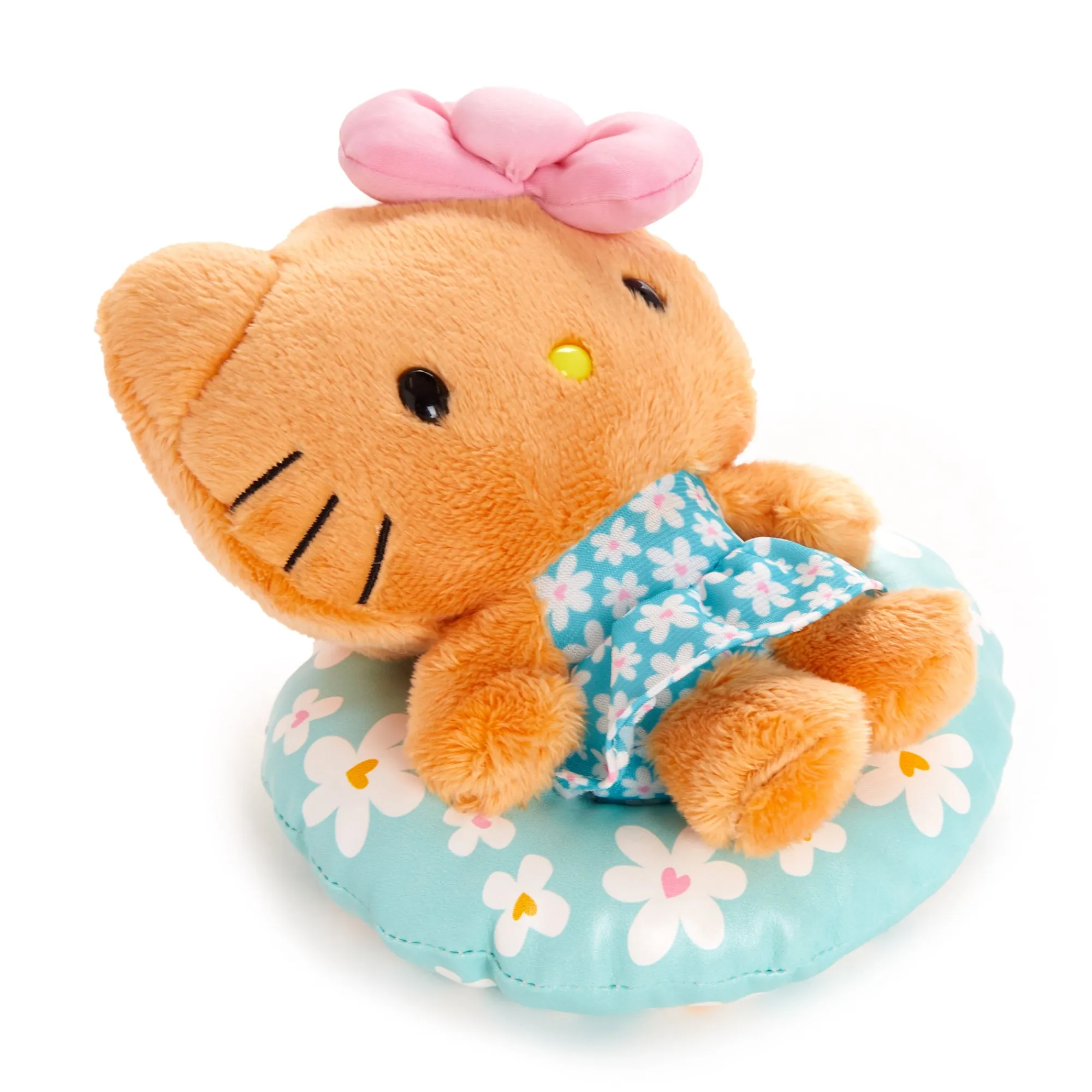 NAKAJIMA CORPORATION Hello Kitty Tanned Bean Doll Plush (Summer Pool Series)