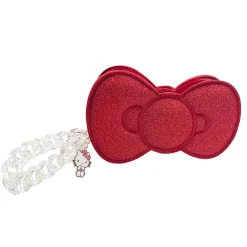 Global Original Hello Kitty 50th Anniv. Mini Zipper Pouch (Metallic Bow Series)