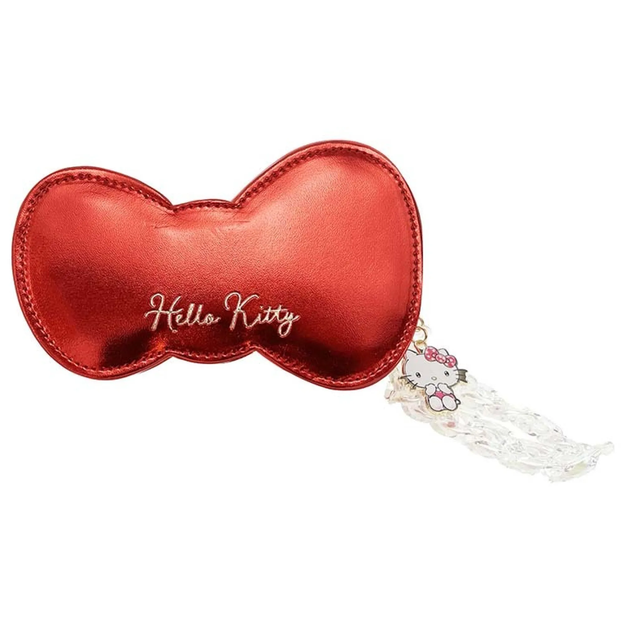 Global Original Hello Kitty 50th Anniv. Mini Zipper Pouch (Metallic Bow Series)
