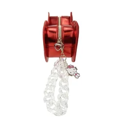 Global Original Hello Kitty 50th Anniv. Mini Zipper Pouch (Metallic Bow Series)