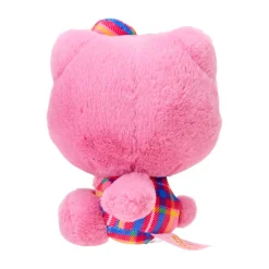 Japan Original Hello Kitty 50th Anniv. Plush Mascot (Pink Tartan)