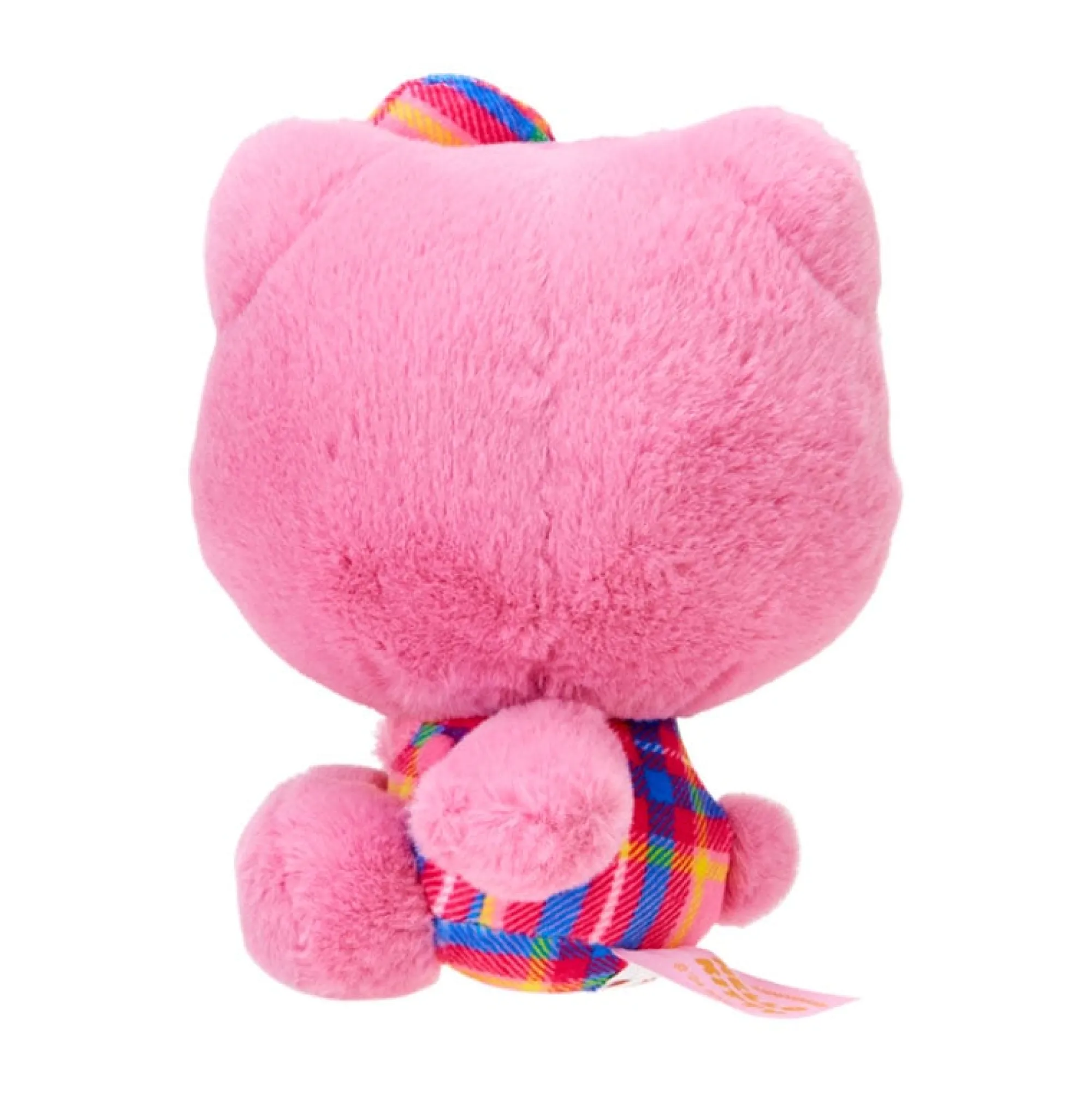Japan Original Hello Kitty 50th Anniv. Plush Mascot (Pink Tartan)