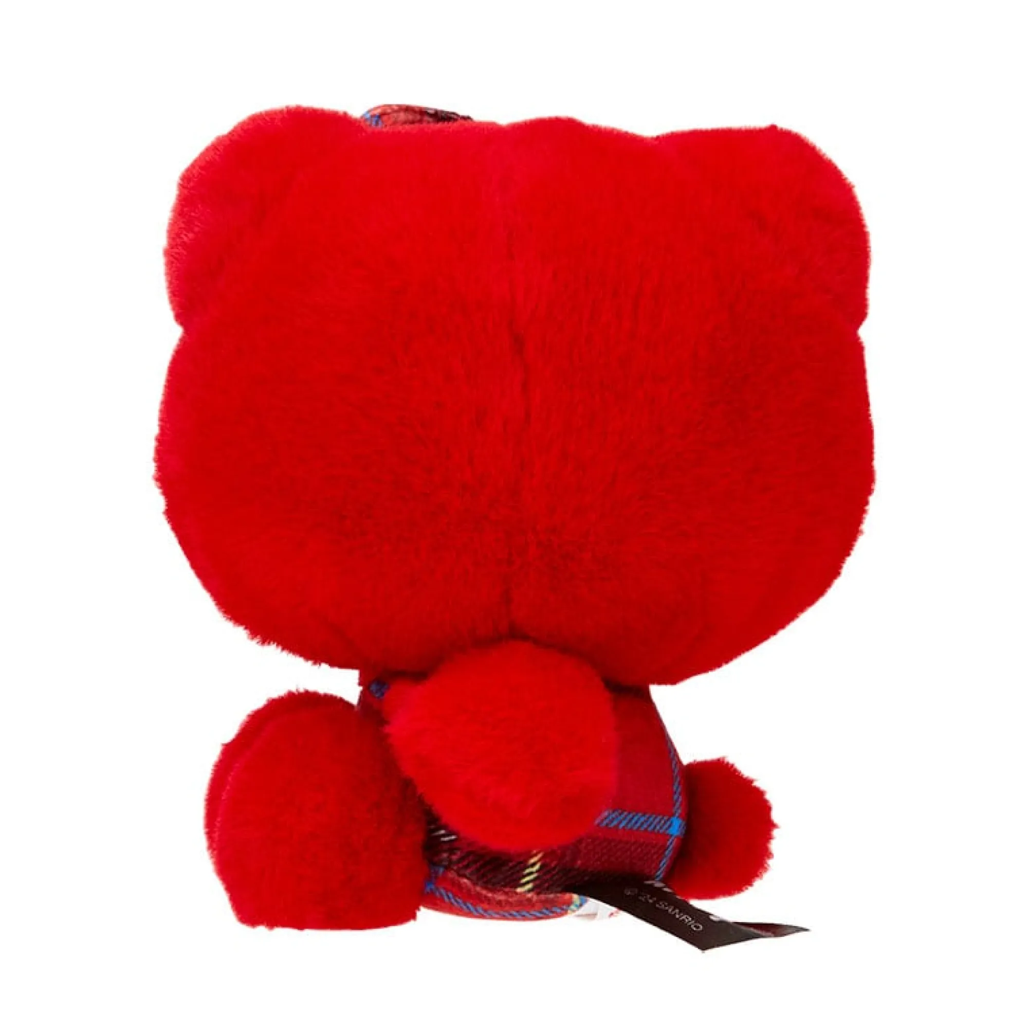Japan Original Hello Kitty 50th Anniv. Plush Mascot (Red Tartan)