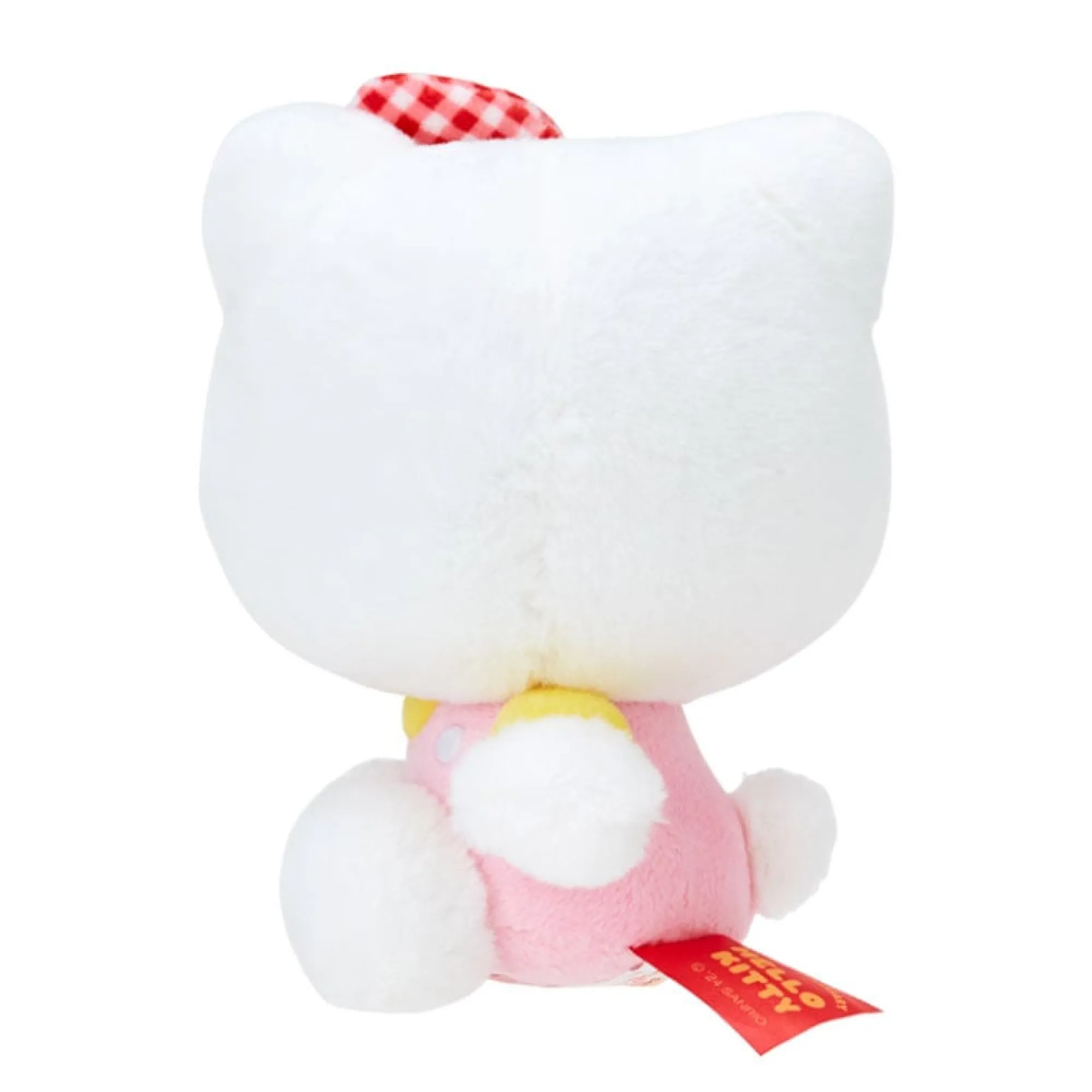 Japan Original Hello Kitty 50th Anniv. Plush Mascot (Red Gingham Bow)