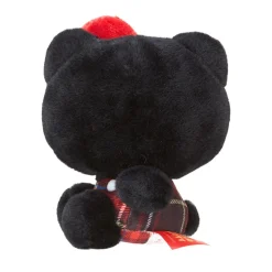 Japan Original Hello Kitty 50th Anniv. Plush Mascot (Black Tartan)