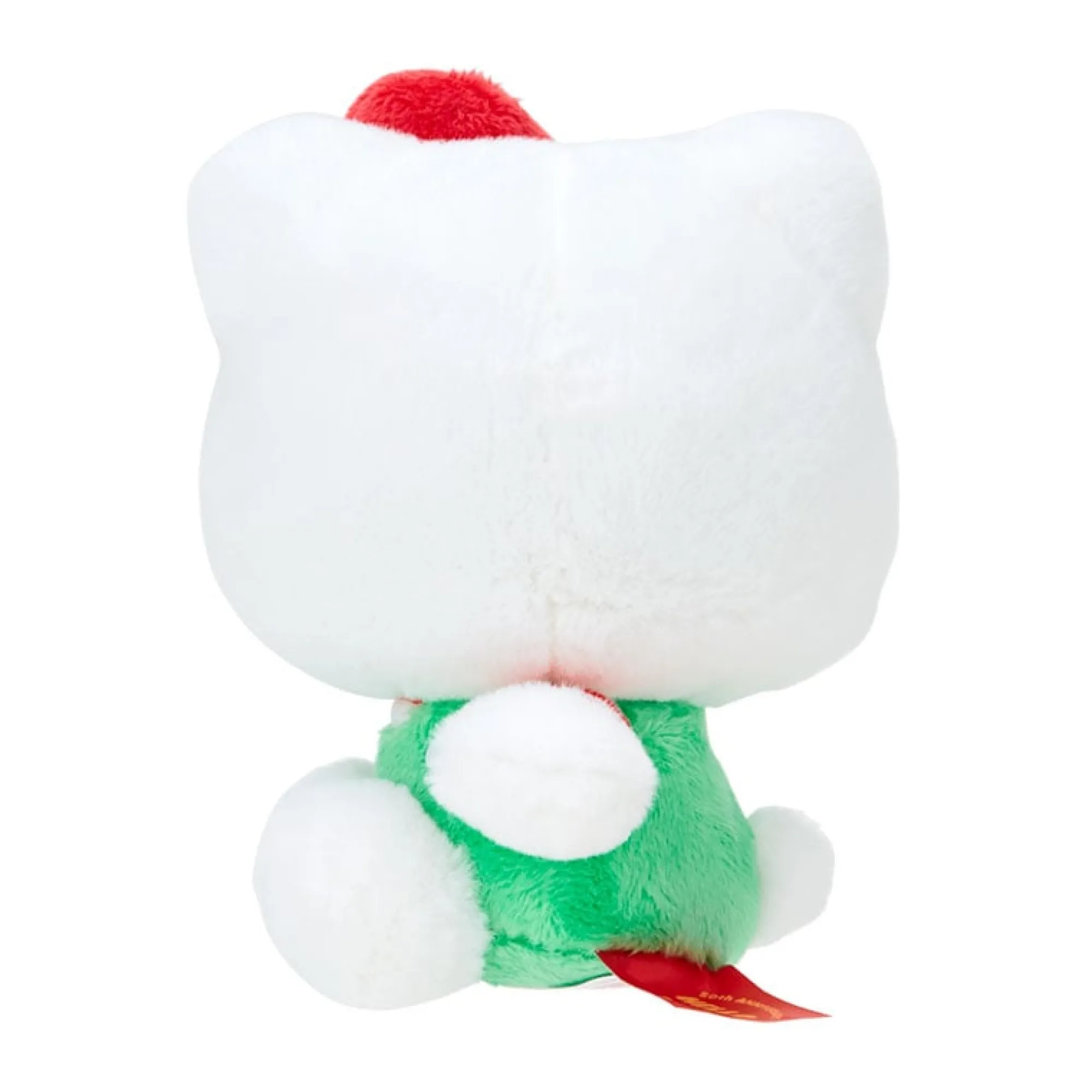 Japan Original Hello Kitty 50th Anniv. Plush Mascot (Green Overalls)
