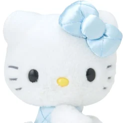 Japan Original Hello Kitty 50th Anniv. Plush Mascot (Quilted Blue)