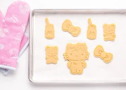 Handstand Kitchen Hello Kitty 50th Anniversary Cookie Stamp and Frosting Set