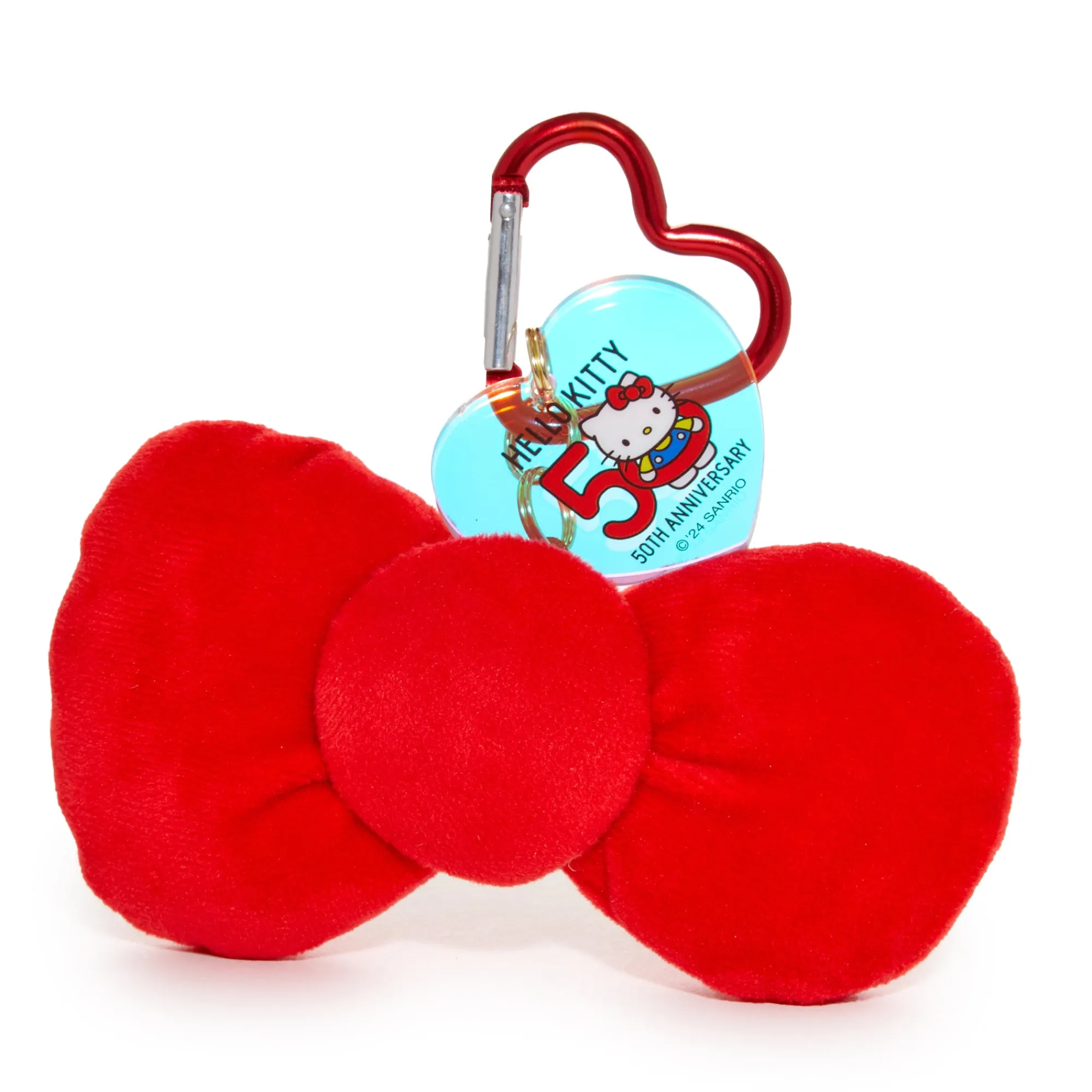 Global Original Hello Kitty 50th Anniversary Bow Plush Mascot (2018)