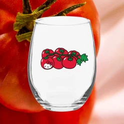 Printful Hello Kitty Tomato Glass Tumbler