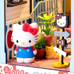 Hands Craft Hello Kitty Town Square DIY Book Nook Kit