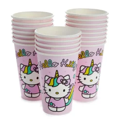 Silver Buffalo LLC Hello Kitty Unicorn Rainbow 60-pc Party Pack