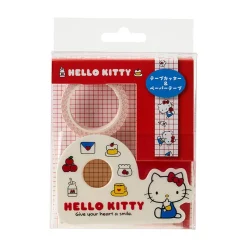 Japan Original Hello Kitty Washi Tape and Dispenser Set (Sanrio Forever Series)