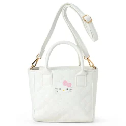 Japan Original Hello Kitty 2-Way Mini Quilted Tote Bag