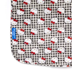 Baggu Corporation Hello Kitty x Baggu 50th Anniversary Puffy Picnic Blanket (Black Gingham)