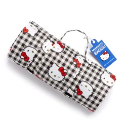 Baggu Corporation Hello Kitty x Baggu 50th Anniversary Puffy Picnic Blanket (Black Gingham)