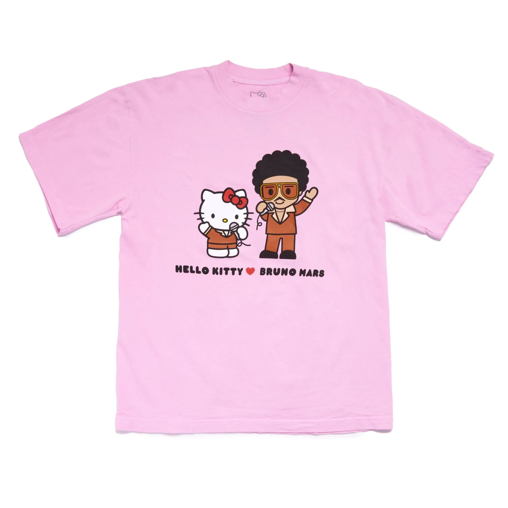 Banbury Capital Hello Kitty x Bruno Mars Mic Wave Pink Tee