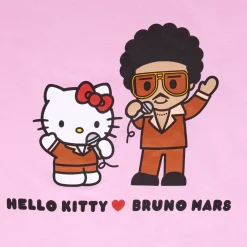 Banbury Capital Hello Kitty x Bruno Mars Mic Wave Pink Tee