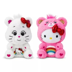 Basic Fun Inc Hello Kitty x Care Bears 2-pc Boxed Plush Set