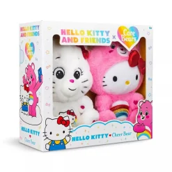 Basic Fun Inc Hello Kitty x Care Bears 2-pc Boxed Plush Set