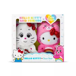 Basic Fun Inc Hello Kitty x Care Bears 2-pc Boxed Plush Set