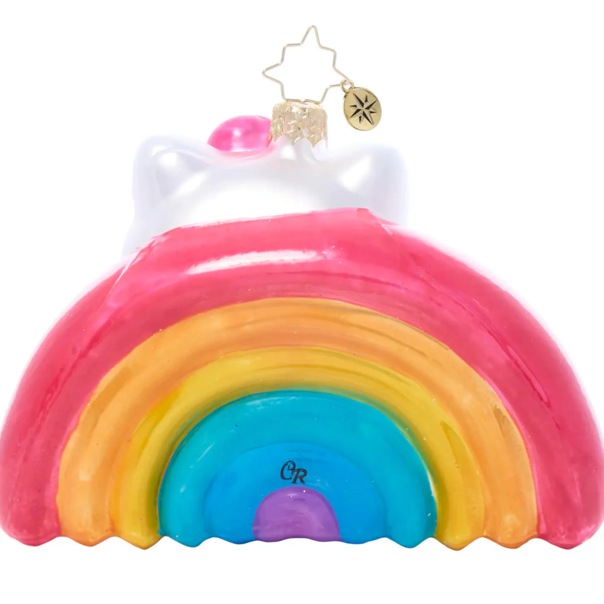 RAUCH BRANDS Hello Kitty x Christopher Radko Handmade Glass Ornament (Pool Party)