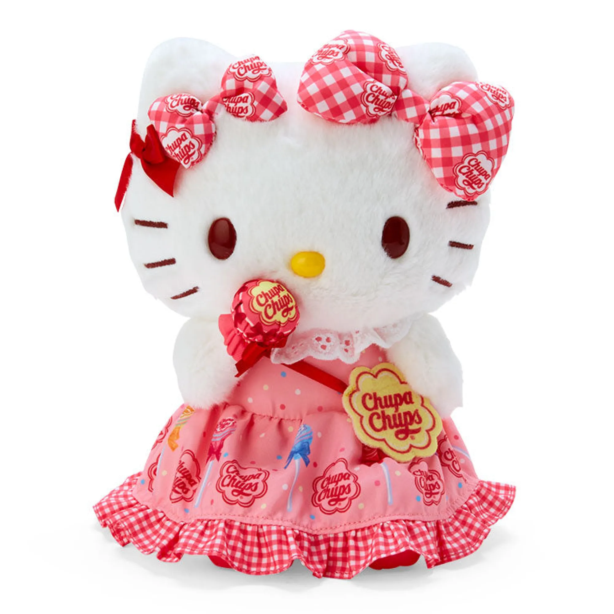 Japan Original Hello Kitty x Chupa Chups 8" Plush