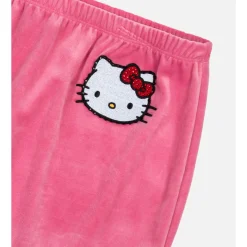 BIOWORLD Hello Kitty x Dumbgood Pink Velour Mini Skirt (50th Anniv.)