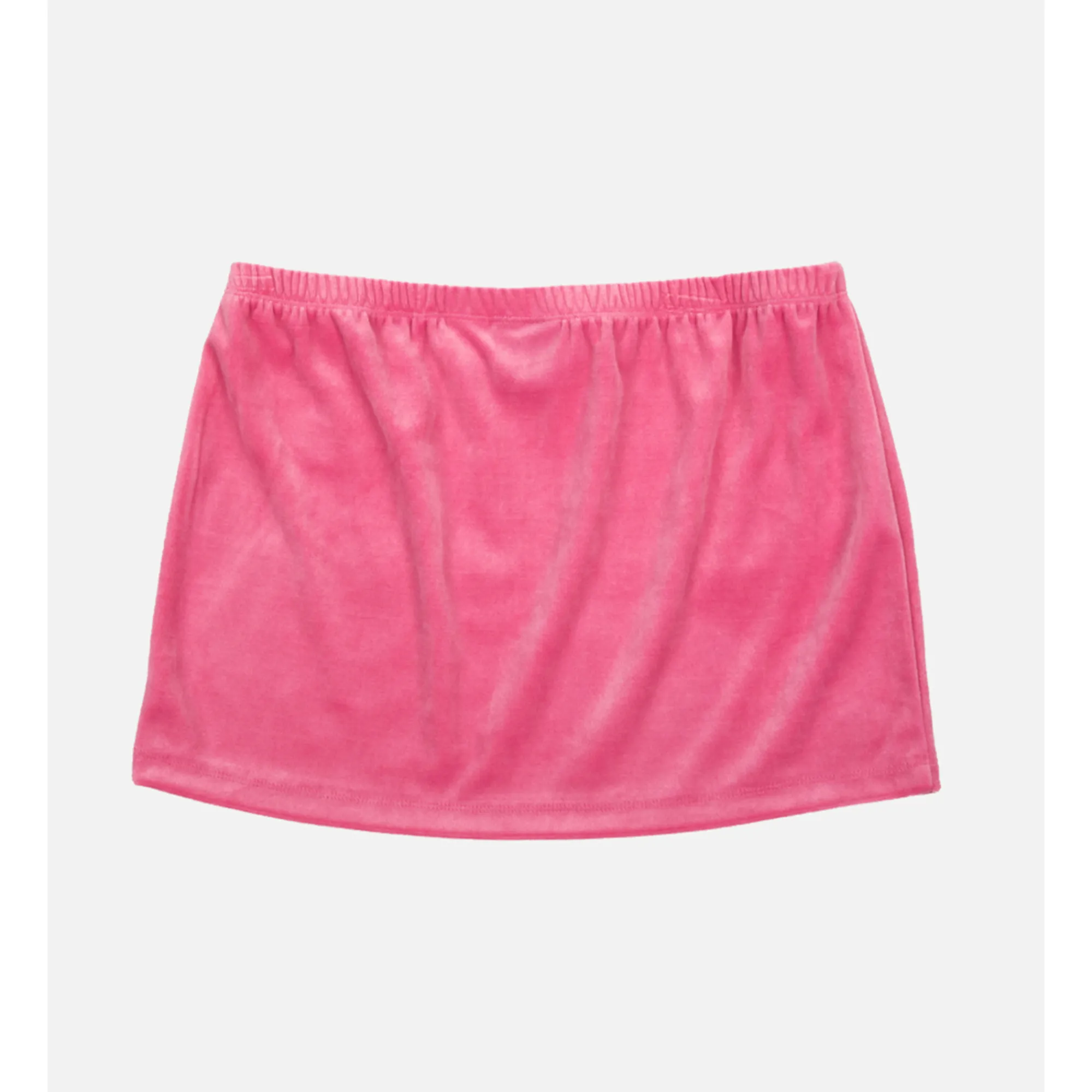 BIOWORLD Hello Kitty x Dumbgood Pink Velour Mini Skirt (50th Anniv.)