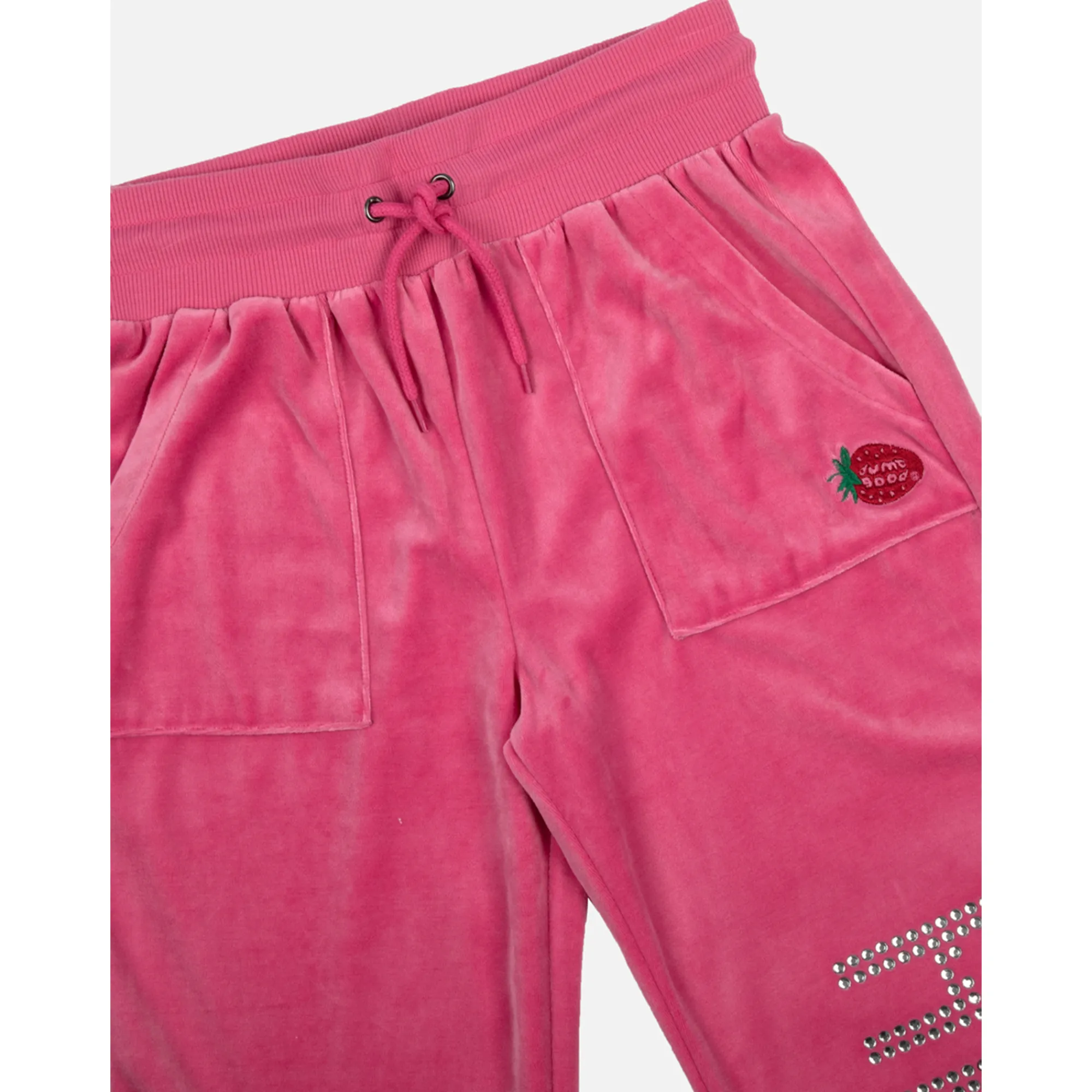 BIOWORLD Hello Kitty x Dumbgood Velour Track Pants (50th Anniv.)