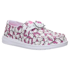 Hey Dude Inc Hello Kitty x HEYDUDE Wendy All-Over Print Slip-On Shoe (Adult)