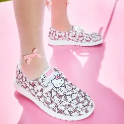 Hey Dude Inc Hello Kitty x HEYDUDE Wendy All-Over Print Slip-On Shoe (Adult)