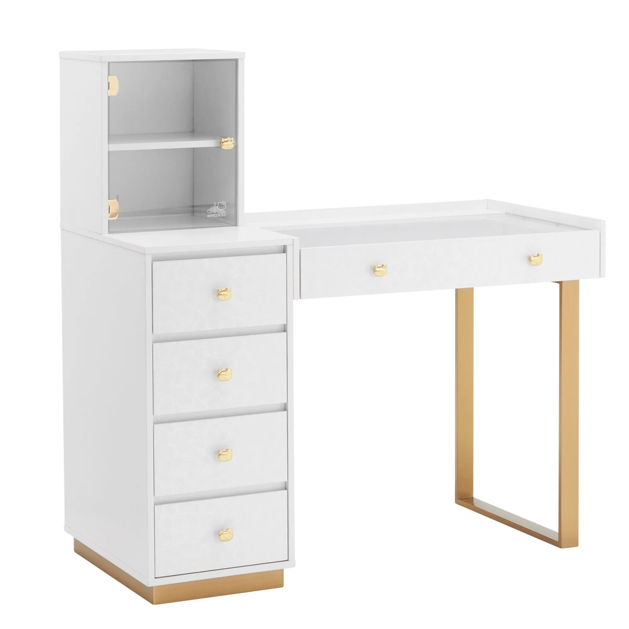 Impressions Vanity Co. Hello Kitty x Impressions Vanity SlayStation Duet Vanity Desk