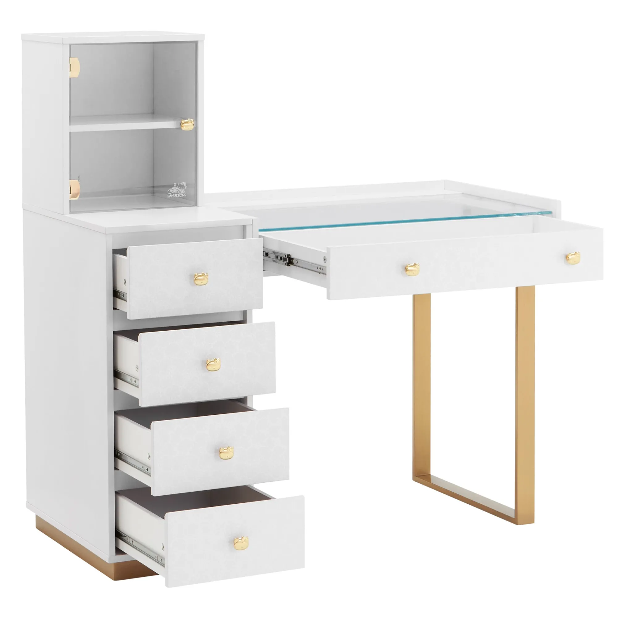 Impressions Vanity Co. Hello Kitty x Impressions Vanity SlayStation Duet Vanity Desk