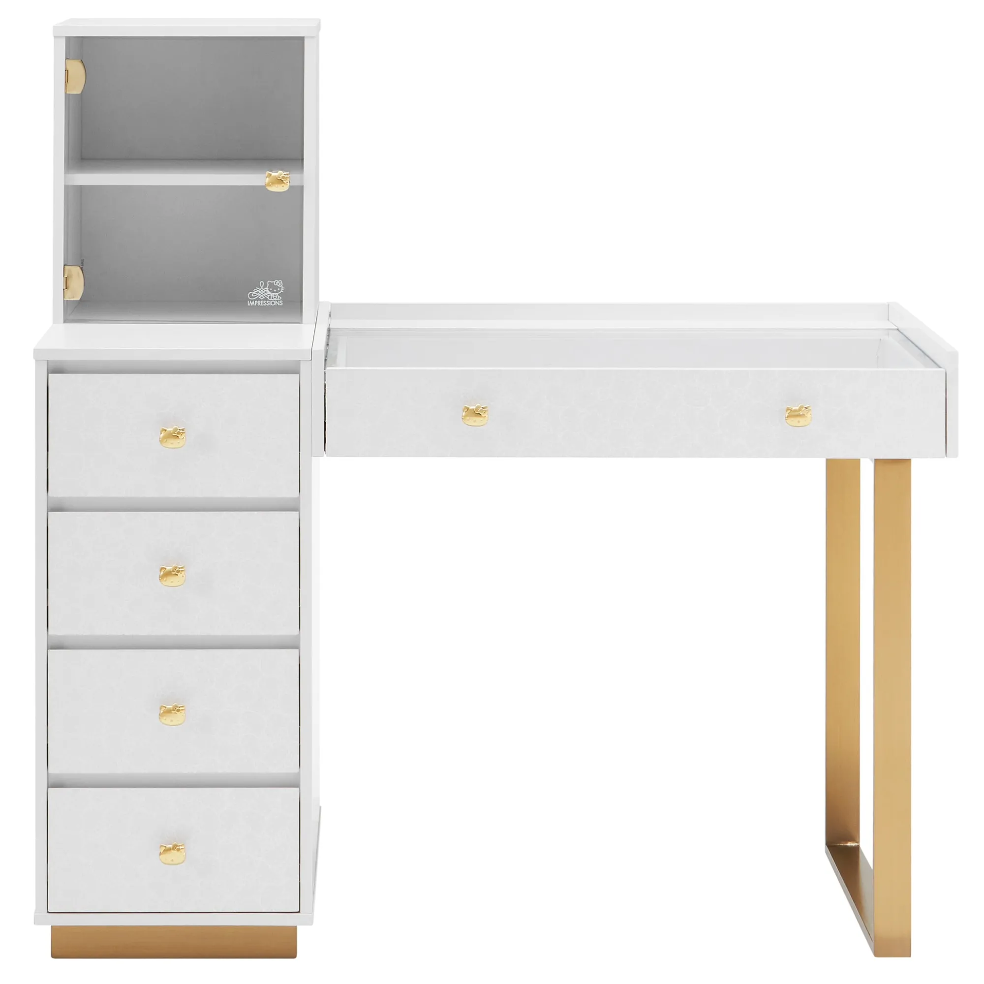 Impressions Vanity Co. Hello Kitty x Impressions Vanity SlayStation Duet Vanity Desk