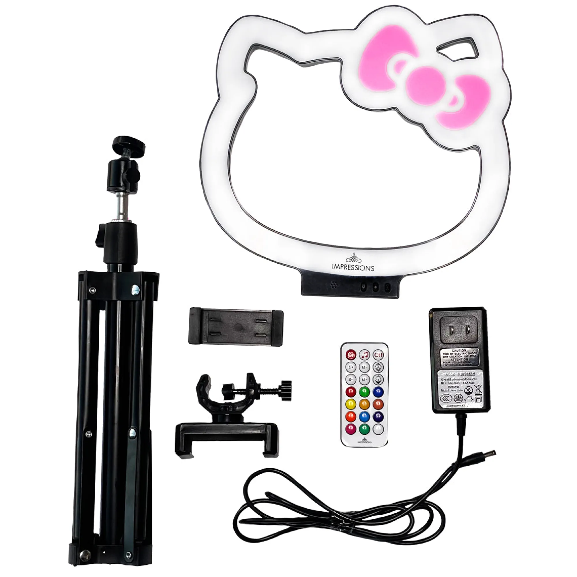 Impressions Vanity Co. Hello Kitty x Impressions Vanity 10" Desktop Ring Light Tripod