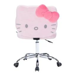 Impressions Vanity Co. Hello Kitty x Impressions Vanity Teddy Fur Swivel Chair