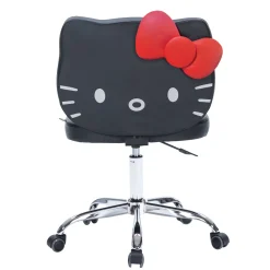 Impressions Vanity Co. Hello Kitty x Impressions Vanity Faux Leather Swivel Vanity Chair