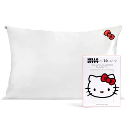 Kitsch LLC Hello Kitty x Kitsch Bow Pillowcase (Solid )