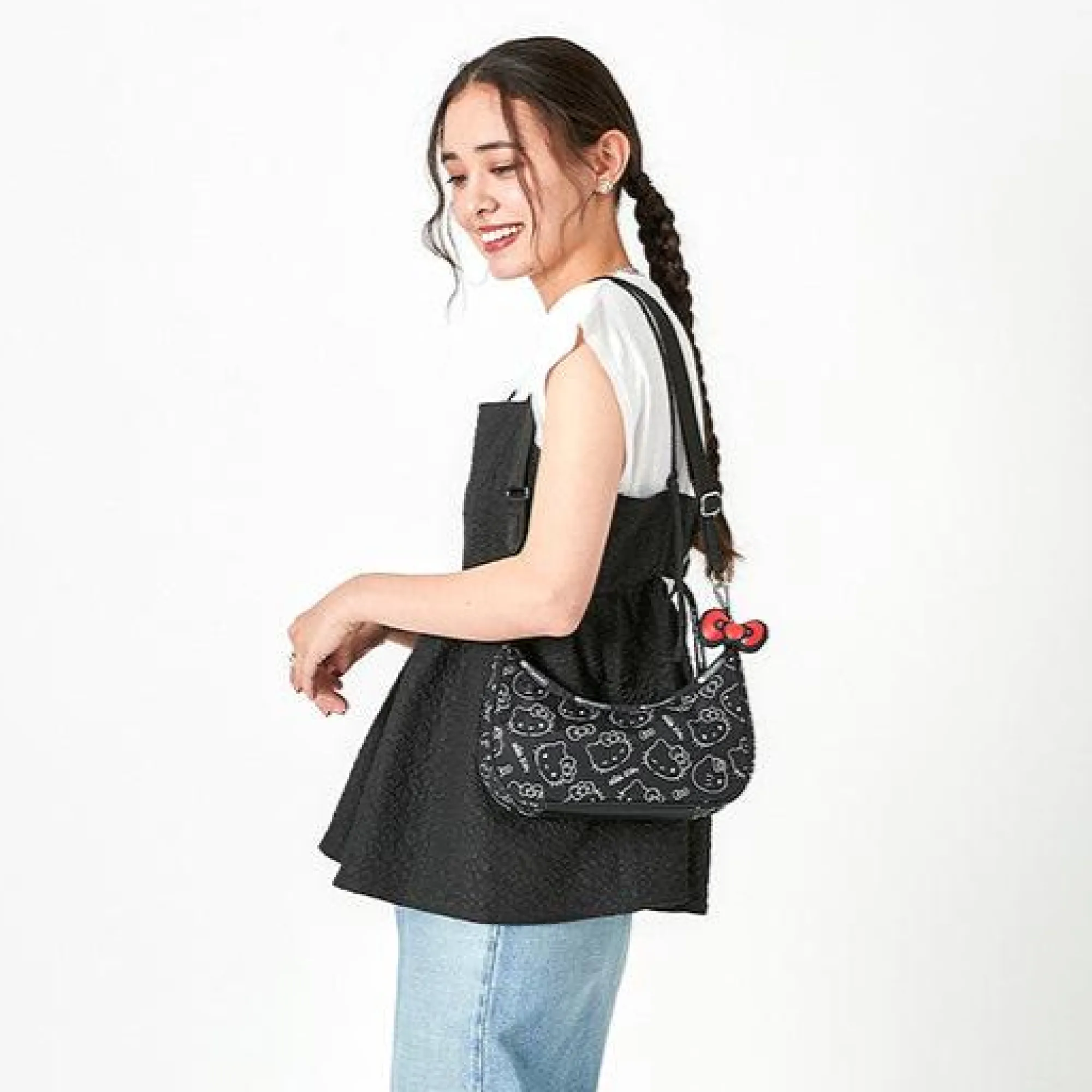 LeSportsac Hello Kitty x Small Convertible Hobo Bag (I Am A Star)