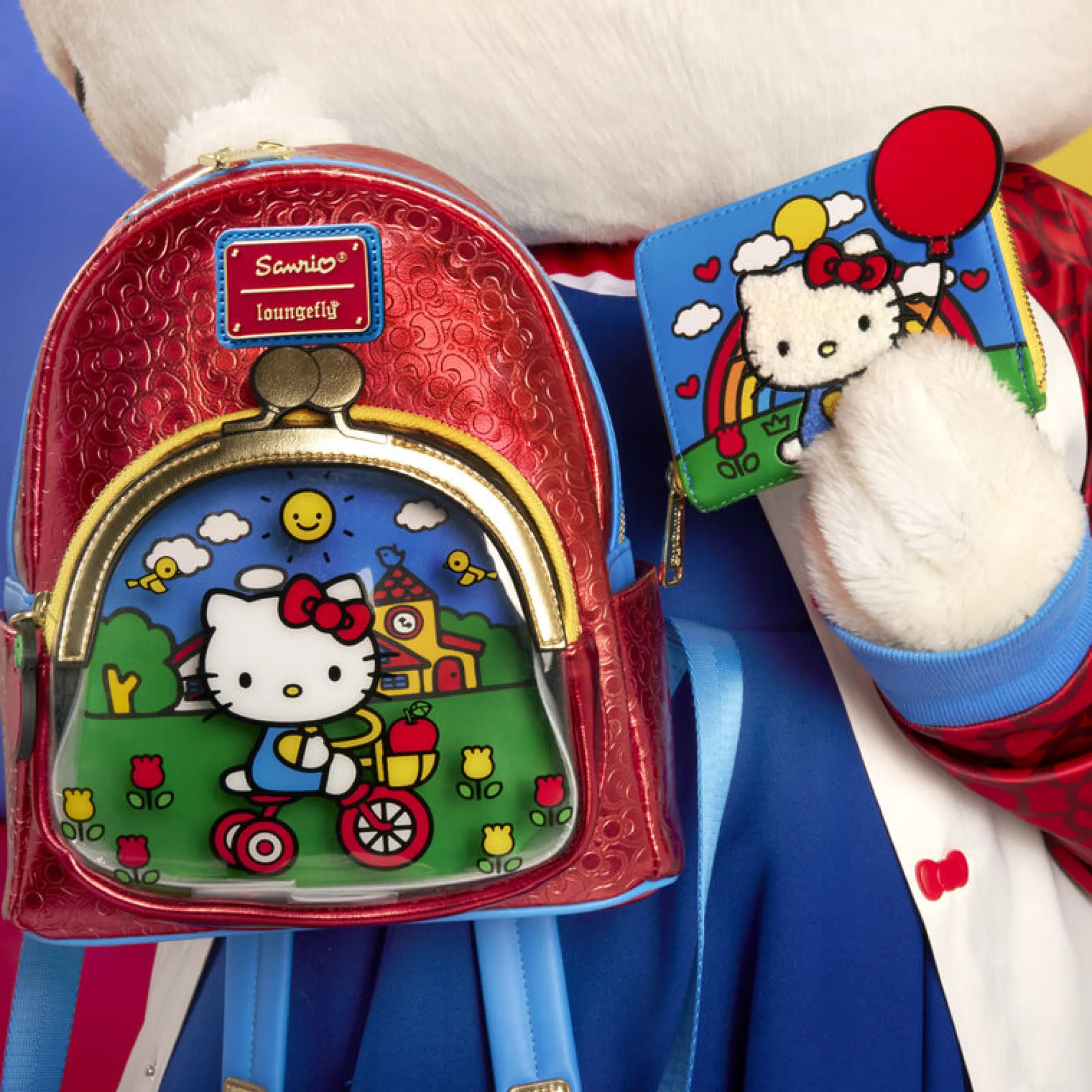 Loungefly Hello Kitty x 50th Anniversary Classic Coin Purse Mini Backpack