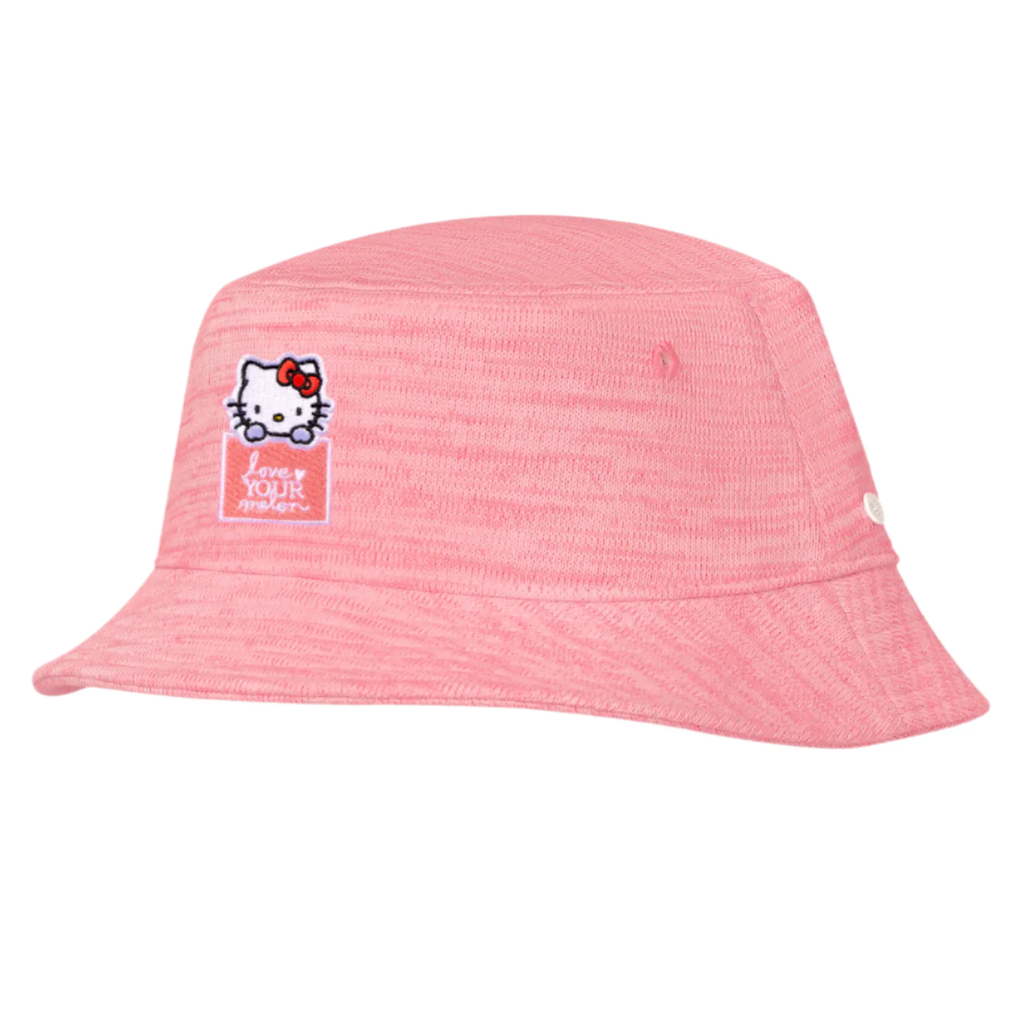 Love Your Melon Hello Kitty x Speckled Hero Bucket Hat (Pink)