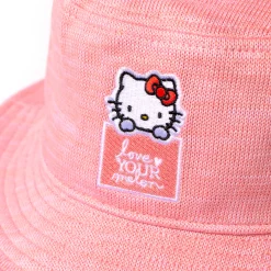 Love Your Melon Hello Kitty x Speckled Hero Bucket Hat (Pink)