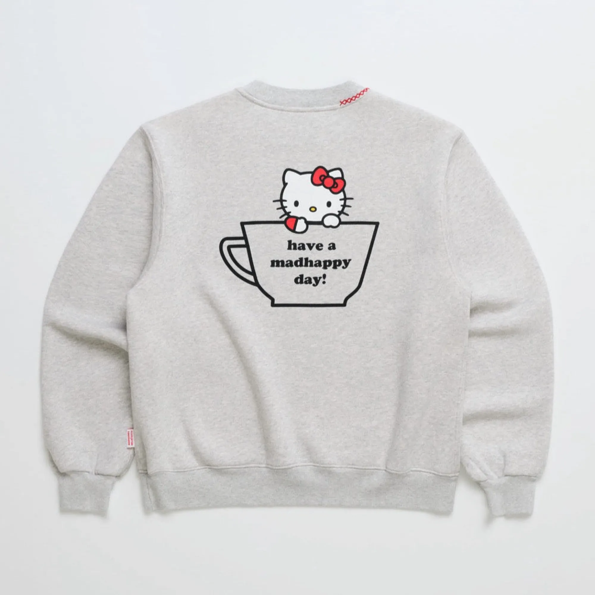 MADHAPPY Hello Kitty x Midweight Fleece Crewneck (Campus)