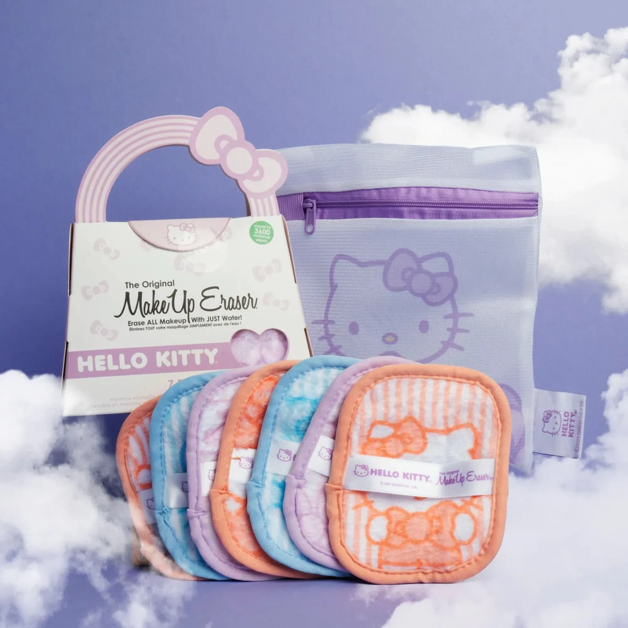 Japonesque LLC Hello Kitty x MakeUp Eraser 7-Day Set (Pastel)
