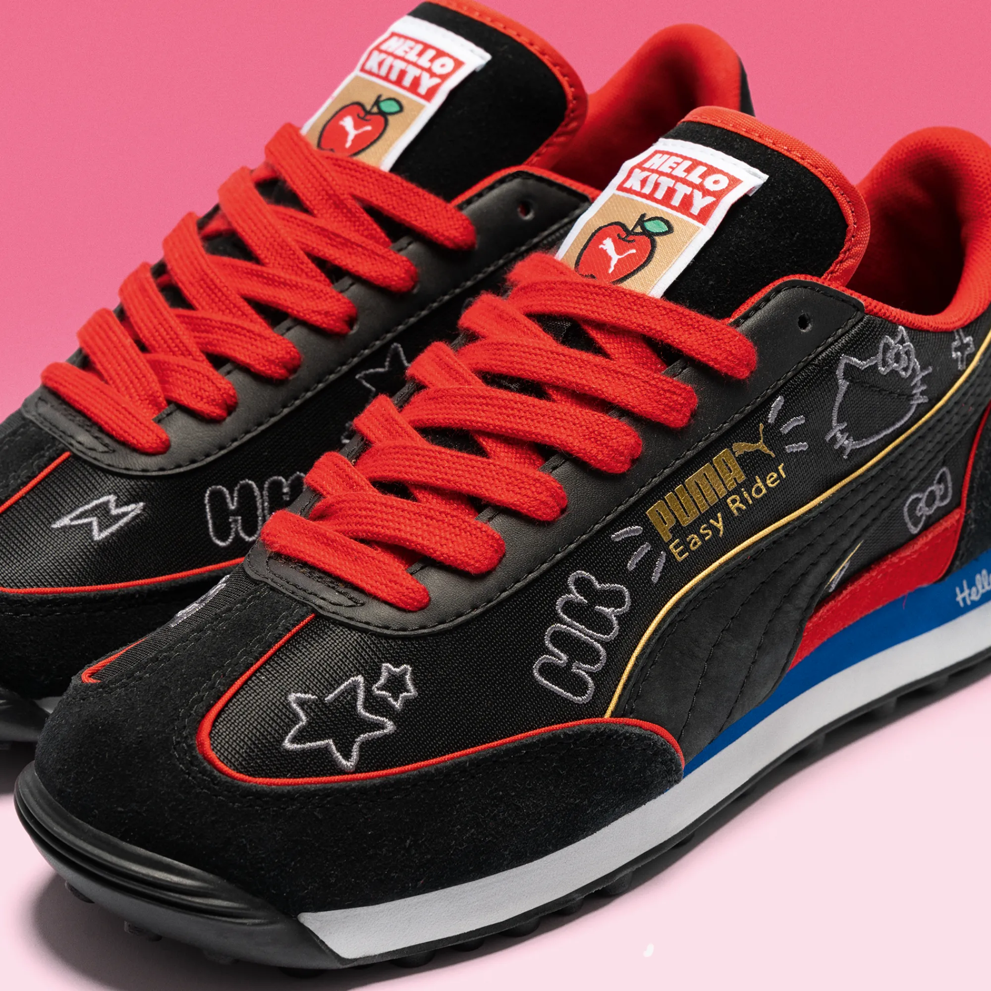 PUMA Hello Kitty x Easy Rider Goth Sneaker (Women's)