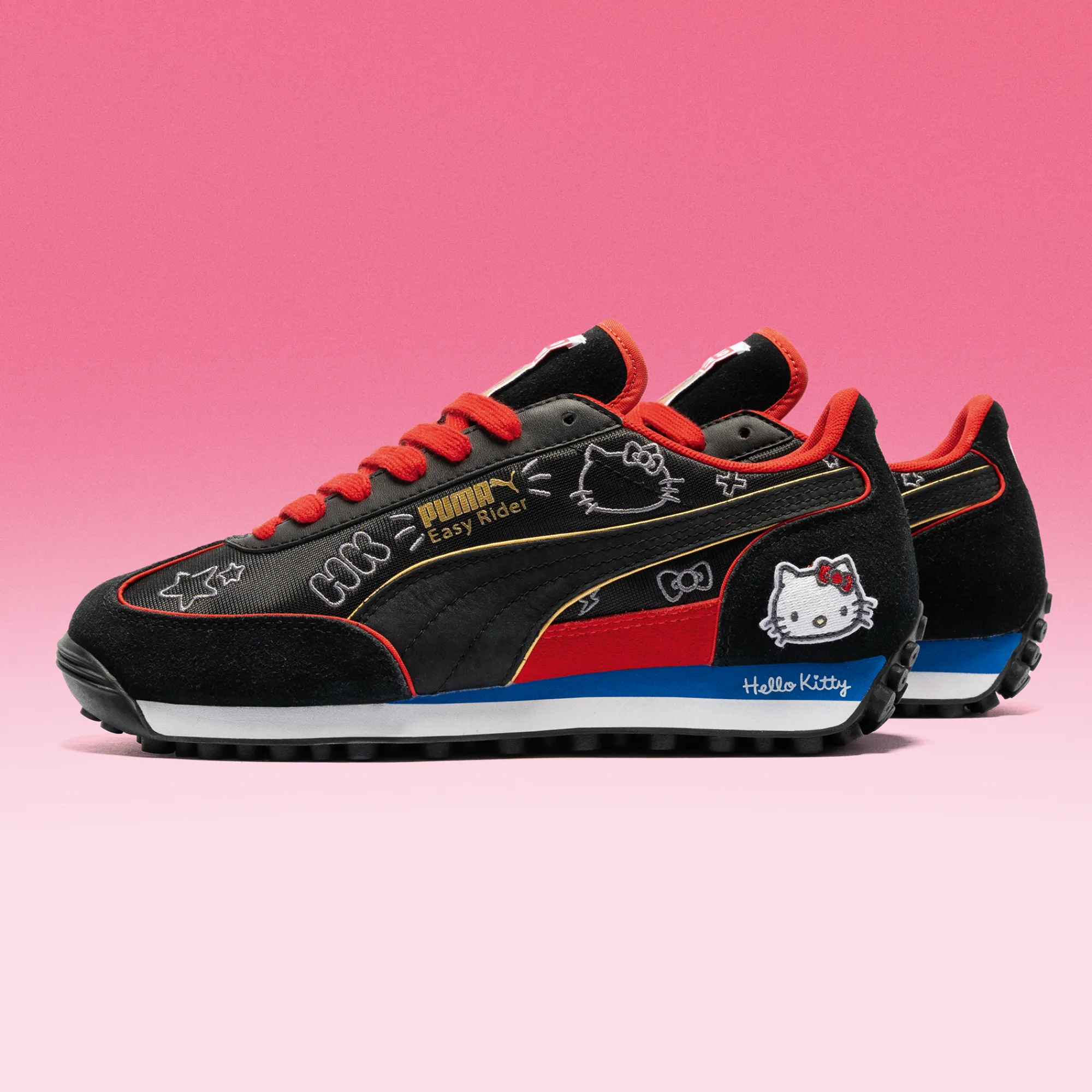 PUMA Hello Kitty x Easy Rider Goth Sneaker (Women's)