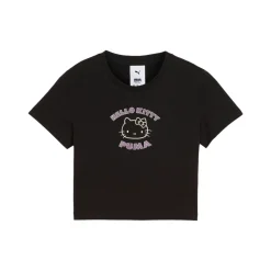 PUMA Hello Kitty x Graphic Baby Tee ( Black)